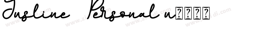 Jusline   Personal u字体转换